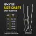 Skins Compression Calf Sleeves for Men & Women | SERIES-3 Unisex Medium Black Leg Compression Sleeve - International Shipping Available - Buy Online on GoSupps.com