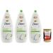 Italian Gourmet E.R. Dove Bagnodoccia Rinfrescante with Cucumbers and Green Tea Foaming Bath Foaming Baths 3 x 700 ml + Italian Gourmet Polpa 400 g