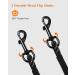 Taglory 20m Towline for Dogs | Reflective Rope with Double Hook | Durable 8mm Black Leash - No Handle (1 Pack) | International Shipping - Buy Online on GoSupps.com