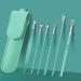 Spring Ear Wax Cleaner Tool Set - Ear Curette Remover with Storage Box C-cyan - Buy Online on GoSupps.com