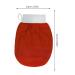 MOJOO 4-Piece Exfoliating Peeling Glove Set - Rough Bath & Shower Gloves in Black Orange Brown Rose Red for Smooth Skin - Buy Online on GoSupps.com