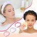 Puffy Spa Headband Set for Women - 5 Pcs Terry Towel Fabric Hair Bands | Skin Care, Makeup & Hair Accessories - Multicolor - Buy Online on GoSupps.com