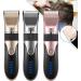lmoikesz Electric Hair Clippers 0.8-2.0mm Adjustable Barber Men Trimmers Washable Low Noise Shaver with Limit Hairbrushes Gray - Buy Online on GoSupps.com