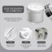 XAOUS Cream Jar Vacuum Bottle - Small Airless Cosmetic Container with Pump, Leak Proof Travel Container for Creams, Gels & Lotions - 0.1 1pcs - Buy Online on GoSupps.com