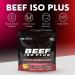 Out Angled Beef Iso Plus Isolate Protein 900g - Strawberry Lime Flavor - Buy Online on GoSupps.com