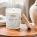 Premium Vanilla Soy Candle | Aromatherapy Candle Jar with Essential Oils | 40 Hour Burn Time | International Shipping Available - Buy Online on GoSupps.com