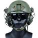 Wiseonus Tactical Headset with Microphone - Waterproof Airsoft & Paintball Helmet Side-Track Headphones for Hunting Activities - Buy Online on GoSupps.com
