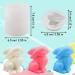 3D Rabbit Candle Silicone Mold for DIY Candle Making and Crafts - Buy Online on GoSupps.com