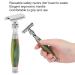 Double Edge Safety Razor - Men's Reusable Manual Shaving Razor Handle | Smooth & Clean Shave | Eco-Friendly Home Salon Tool - Buy Online on GoSupps.com