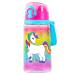 Home Tune 18 oz Cute Water bottle with Straw for Girls  BPA FREE Tritan & Leak Proof One Click Open Flip Top & Easy Clean & Soft Carry Loop (Unicorn)