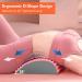 Joligaea 2-in-1 Neck and Back Extensor Pillow | Lumbar Support & Back Stretching Device - Pink - Buy Online on GoSupps.com