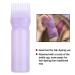 Hair Color Dispenser Pump Bottle 80ml - Purple Dye Bottle with Graded Scale & Comb Brush for Salon Styling - Buy Online on GoSupps.com