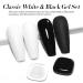 Born Pretty Hema-Free Black & White Gel Nail Polish Set - Halloween & Christmas DIY Nail Art - 15ml 2pcs - Soak Off for Salon Quality Manicure - Buy Online on GoSupps.com