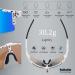 BangLong Polarized Cycling Sunglasses with 3 Interchangeable Lenses - White Blue - Buy Online on GoSupps.com