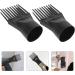 Kichvoe 2pcs Hair Dryer Comb Attachment Universal Detangling Blow Dryer Comb For Home And Barbershop Salon - Buy Online on GoSupps.com