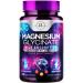 Magnesium Glycinate Supplement 1000mg - 100% Chelated & Purified - to Support Sleep Heart Health Muscles & Bone Strength - Best Absorption Magnesium Glycinate Bottled in USA - 120 Capsules 120 Count (Pack of 1)