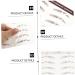 DOITOOL 30 Pcs Eyebrow Stickers Brown Eyebrow Sticker Imitation Eyebrow Tattoos Bionic Transfer Stickers 3d 6X1X0.1CMx5pcs Brownx5pcs - Buy Online on GoSupps.com