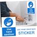Healvian 5pcs Hand Sanitzer Poster Stickers Decal Safety Informative Sign Wash Your Hands Sign Bathroom Sink Sticker Hand Sanitiser Decals Pvc Safety Warning Decals Use Hand Sanitiser Sign 20X15X1cm As Shown 5pcs - Buy Online on GoSupps.com