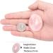 Nupuyai Rose Quartz Oval Thumb Worry Stone Set - 2pcs for Anxiety & Stress Relief | Energy Crystal Healing Palm Stones - 45x35mm Pink - Buy Online on GoSupps.com