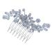 Ipetboom Hair Comb Bride Rhinestone Barrette Accessory Bridal Head Wedding