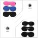 NOLITOY 3pcs 3D Sleep Mask Set | Travel Eye Shades & Blindfolds for Adults | Soft Silk Eye Masks & Elastic Comfort - Buy Online on GoSupps.com