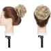 Hair Bun Extension Ash Blonde Curly Messy Updo Scrunchie - Buy Online on GoSupps.com
