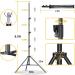 Adjustable 8.5x10ft Backdrop Stand for Parties & Events | Background Support System with Clamps, Clips, Sandbag & Carry Bag - CPLIRIS V2 - Buy Online on GoSupps.com