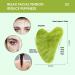 4-Piece Gua Sha Facial Massage Tools Set for Face and Body Scraping - Grass Green - Buy Online on GoSupps.com