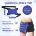 NEWGO Hip Ice Pack Wrap - Reusable Cold Therapy for Hip Bursitis, Inflammation, Sciatica Pain Relief - Blue - Buy Online on GoSupps.com