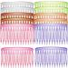 yueXinCh 12 pieces Tortoise side comb plastic tooth comb colorful hairpin comb plastic hair side comb ladies hair accessories hair accessories suitable for fine hair (14 teeth)