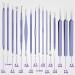 Xesscare 16 Pcs Pimple Popper & Blackhead Remover Tool Kit - Professional Acne Extraction Set with Metal Case - Purple - Buy Online on GoSupps.com