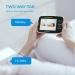 Baby Monitor with Remote Pan-Tilt-Zoom Camera  3.5 Large Display Video Baby Monitor with Camera and Audio |Infrared Night Vision |Two Way Talk | Room Temperature| Lullabies and 960ft Range (V2) - Buy Online on GoSupps.com