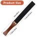 Coolrunner 19 Inch Riding Crop for Horse - Leather Paddle with Anti-Slip Wooden Handle - Black Equestrianism Crops - Buy Online on GoSupps.com