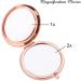 Dyukonirty Friendship Rose Gold Compact Mirror - Perfect Mother's Day, Christmas & Graduation Gift for Women - Buy Online on GoSupps.com
