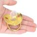 Fashionable Rhinestone Baby Pacifier with Chain Clip - Exquisite Letter B Design for Home & Travel - Buy Online on GoSupps.com