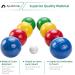 ApudArmis 90mm Bocce Balls Set - Outdoor Bocce Game for Backyard, Lawn, Beach - Soft PE Balls - Set of 8 + Pallino - Nylon Carrying Case & Measuring Tape Included - Buy Online on GoSupps.com