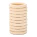 10pcs Baby Wooden Rings - Natural Teething Toys | Wooden Bite Rings & DIY Handicrafts for Babies - Buy Online on GoSupps.com