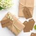 SallyFashion Kraft Paper Tags - 600 PCS Craft Hang Tags with Free Natural Jute Twine for Gifts, Arts and Crafts, Wedding, Holiday - Brown - Buy Online on GoSupps.com