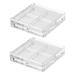 SOESFOUFU 2pcs Empty Eyeshadow Palette Empty Grid Makeup Empty Eyeshadow Case Empty Eyeshadow Dish Women Kits