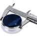 Dark Blue Night View Round Pill Box | 3 Compartment Portable Travel Organizer for Pills - Buy Online on GoSupps.com