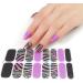 Pattern Semi Cured Gel Nail Polish Strips Full Nail Wraps Nail Polish Stickers Self-Ashesive Nail Art Nail Polish Strips for Women Valentines Day Ze0098 - Buy Online on GoSupps.com