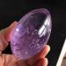 Orientrea Amethyst Quartz Palm Stone - Set of 2 | Healing Crystal Worry Stone - Buy Online on GoSupps.com
