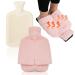 IxyHKB foot warmer heat bottle feet 2l foot warmer without electricity 2 in 1 hot water bottle for the feet foot warmers without electricity foot warmers adults foot heat bottle for women/children (pink)