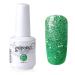 Vishine Gel Polish Nail Art Soak-off UV LED Nail Gel Polish Diy Manicure Glitter Limegreen #584