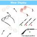 Qianyu Anti-Slip Silicone Glasses Ear Pads - 12 Pairs Soft & Comfortable Covers in 4 Designs for All Glasses - Buy Online on GoSupps.com