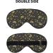 Bumblebee Sleep Mask - Double-Sided Soft Adjustable Eye Covers for Perfect Shading & Reduced Eye Edema | International Shipping Available - Buy Online on GoSupps.com