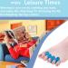 ZaxSota Toe Spacers - Orthopedic Bunion Relief & Nail Separation | Blue & White Pedicure Toe Separators - Buy Online on GoSupps.com