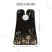 Mushroom Beard Bib | Fairy Tale Flower Hair Catcher | Non-Stick Grooming Cloth for Shaving & Trimming | Salon Cape Apron | Perfect Gifts for Men - Buy Online on GoSupps.com