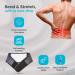 Self-Heating Purple Bubble Lumbar Belt for Men & Women - 20 Magnet Back Brace for Sciatica, Herniated Disc, Scoliosis - M (Waist 29-34) - Black - Buy Online on GoSupps.com