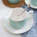 Phnom Penh Stylish Ceramic Coffee Cup and Saucer Stoneware Timpani Cup Breakfast House Kitchen Office - Buy Online on GoSupps.com